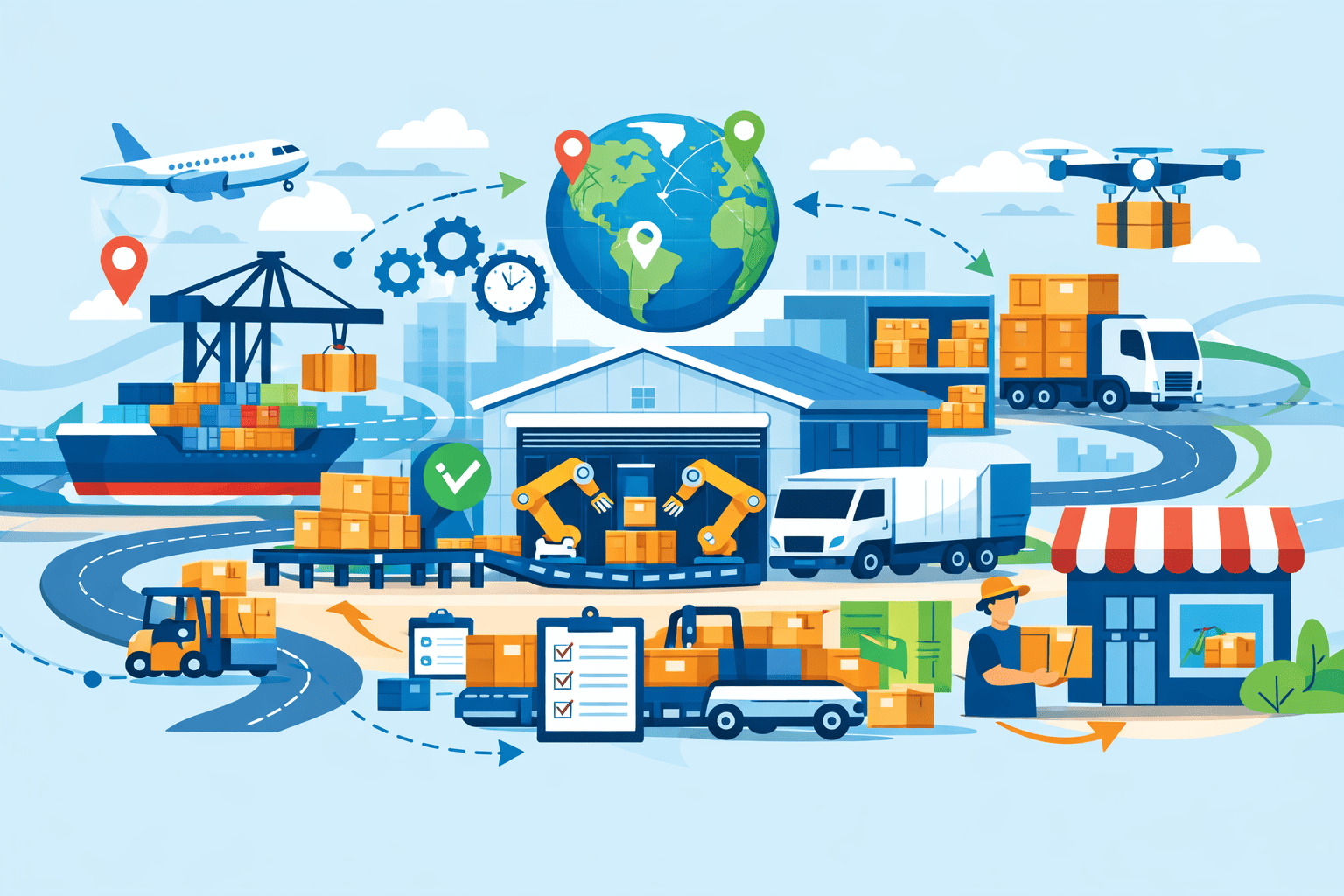 Efficient Supply Chain & Stock Flow Management